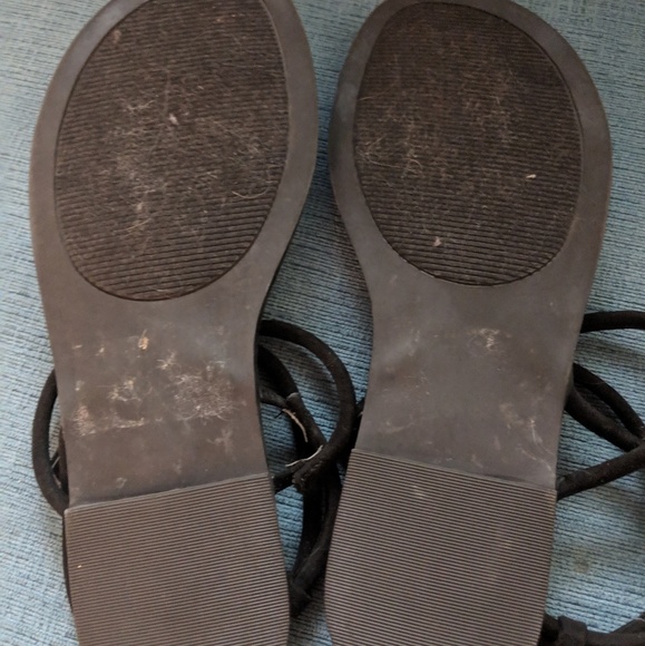Torrid Faux Suede T-Strap Sandals - Picture 2 of 3